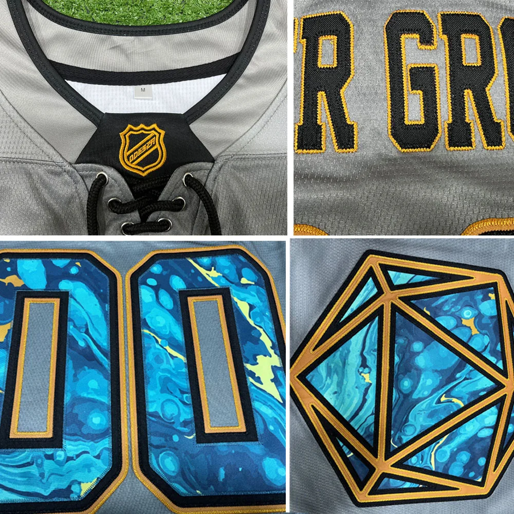 BETHERIVAL Wholesale Fully Polyester Mesh Ice Hockey Jersey Twill Crests Practice Hockey Shirt manufacture