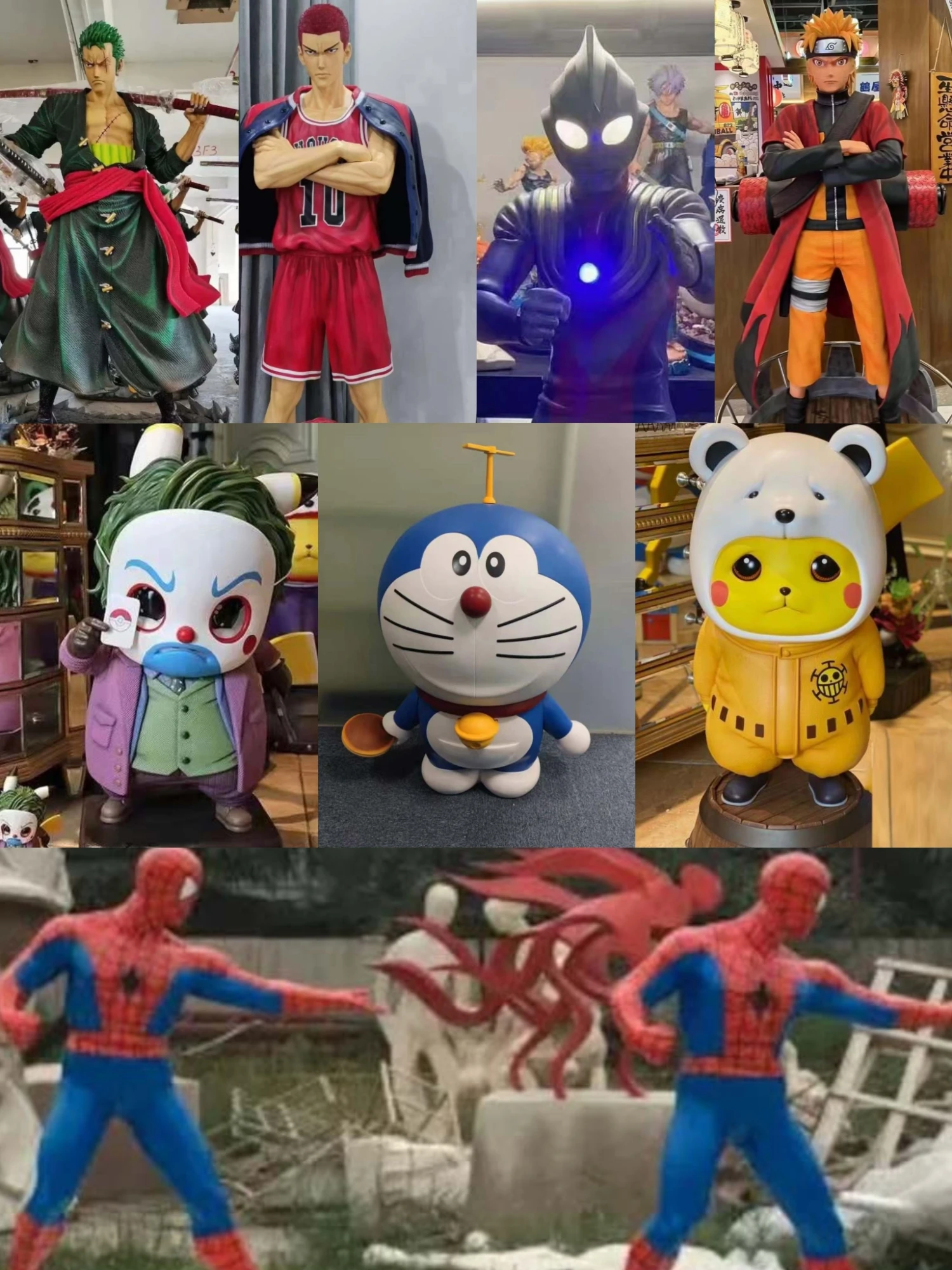 Action Figure Life Size Fiberglass Movie Super Hero Sculpture Resin