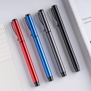 Wholesale Custom LOGO Engraving for High-appearance-level Business Standard Gel Pens Office Advertising Pen for Promotional Gift