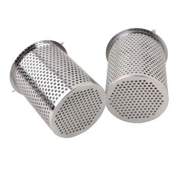 Perforated Filter Tube Stainless Steel Round Hole Customized 304 316 Factory Price