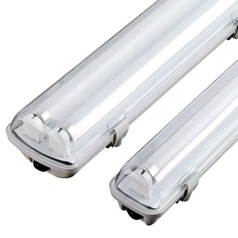 Triproof Linear Light 18W 2x18w 3x18w Waterproof IP65 T8 Led Batten Twin Tube Light Fitting Batten Fitting LED Triproof Light