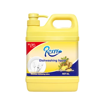 5L Cleaning Chemicals Kitchen Cleaner Ginger Detergent Dishwashing Liquid