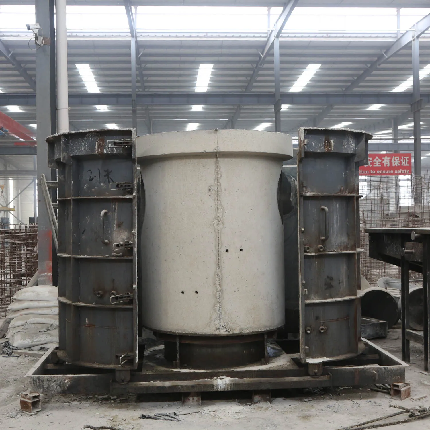 2023 HAIYU Precast Concrete Pipe Inspection Manhole Making Machine Concrete Pipe Machine Concrete Pipe Mold