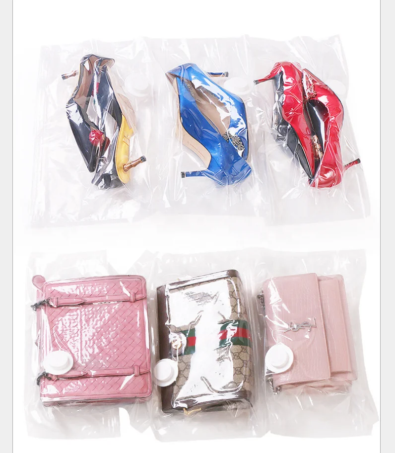 Высокое качество Компактный застегивающийся вакуумный сумки, сумка для хранения вещей для одежды