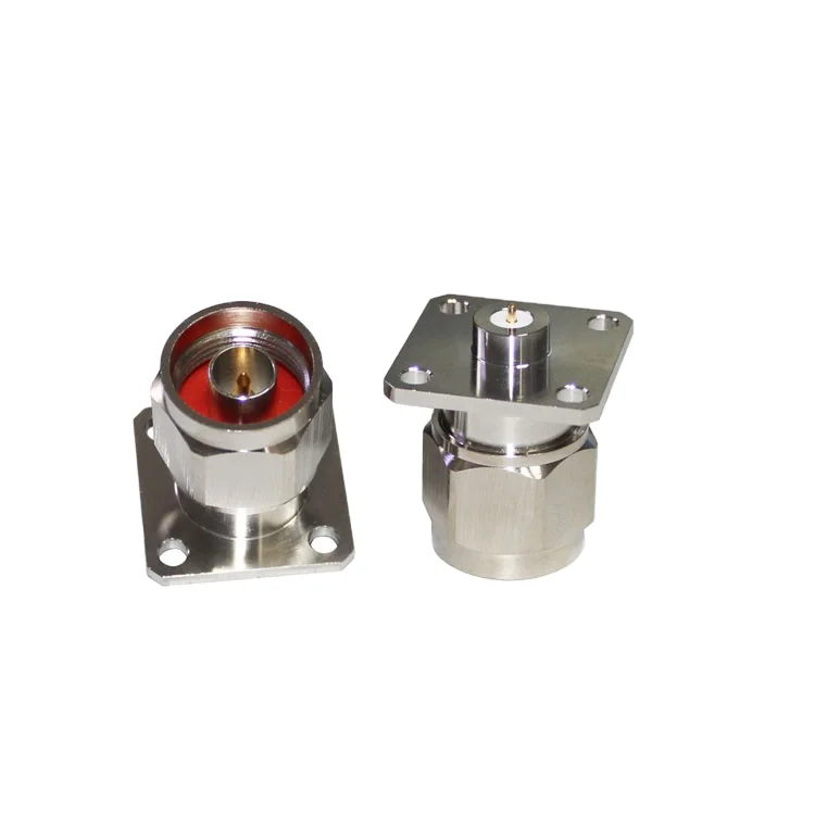 product cost effective n jfd rf connector male flange n connector solder type with 4 hole-2