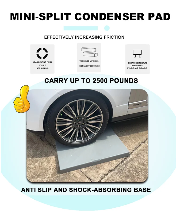 AC PARTS Pad Mount Condensing Equipment Unit Pad manufacture