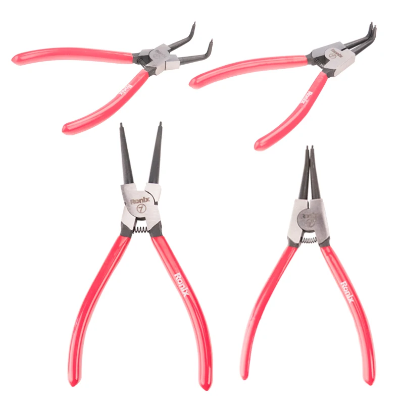 Ronix Rh-1700 Pliers Cr-v 7 Inch Cr-v Bent Nose External Snap Ring ...