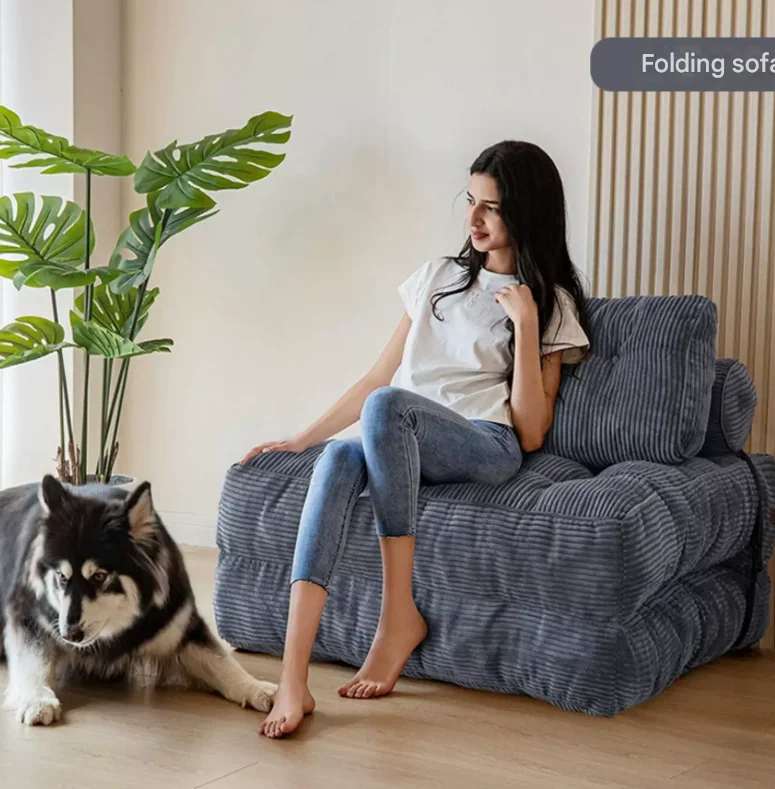 Aosaifen Folding Sofa Bed, Convertible Sleeper Chair with Pillow