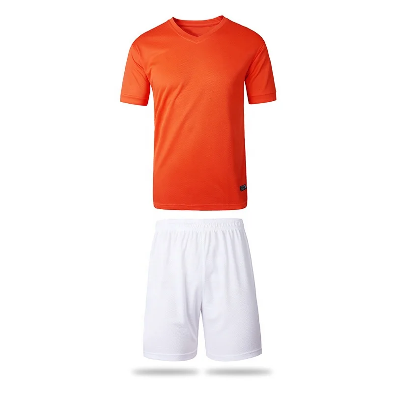 plain orange football jersey