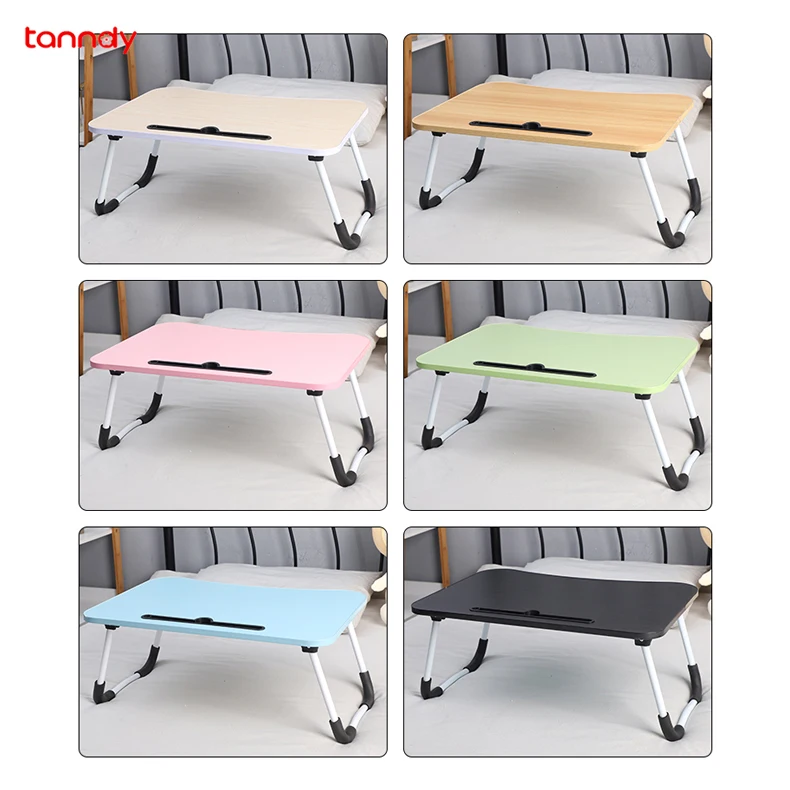 Оптовая продажа индивидуальный складной столик для студенческого общежития Многофункциональный Столик-поднос ноутбука с