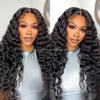 glueless loose deep wave