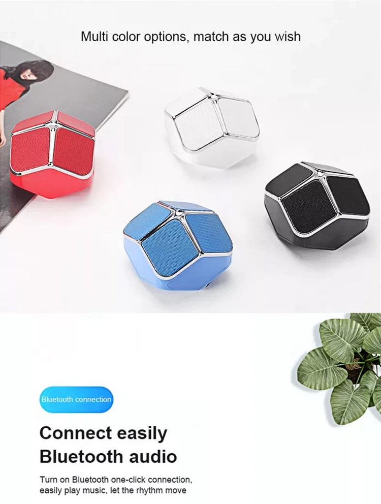 Hot Selling Touch Button FM Radio Wireless Speaker Handfree Celling Bluetooth Speaker With TF Card - ANKUX.COM