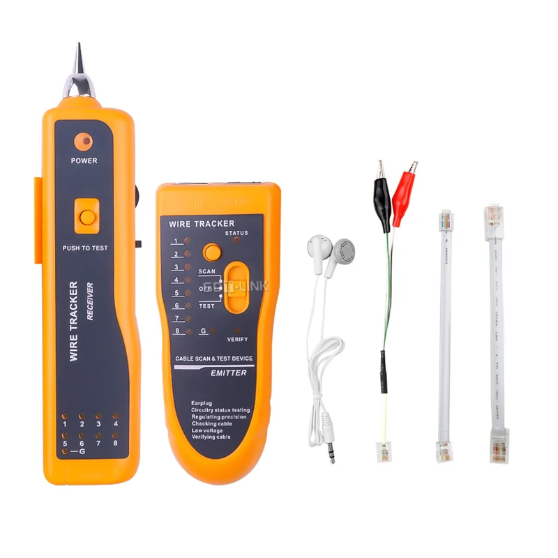 Network Lan Cable Tester Diagnose Tone Cat5 Cat6 Rj45 Utp Stp Line ...