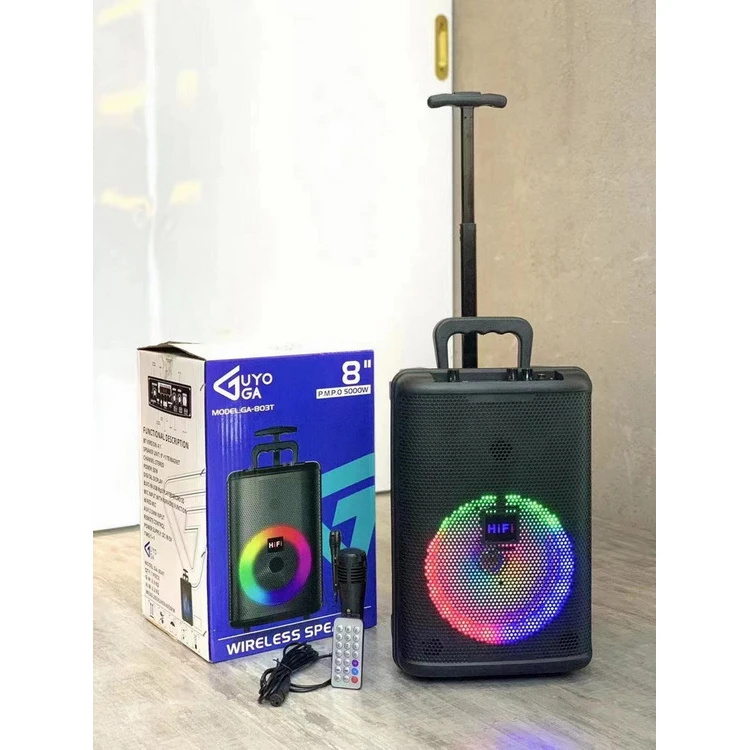 Armario grande buen sonido Carro de 8 pulgadas de audio inalámbrico Bluetooth  altavoces PA con radio FM - China Altavoz altavoz Bluetooth y de 8 pulgadas  Trolley ALTAVOZ altavoz inalámbrico precio