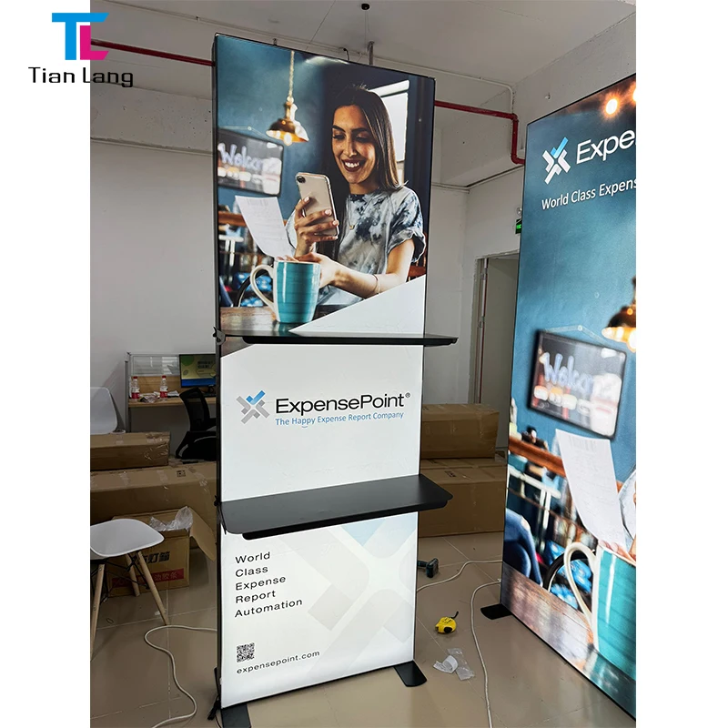 TianLang greitai sukurtas LED šviesinės dėžutė atvirkštinis renginio parodos stendą 10x10 reklaminis parodos stendą