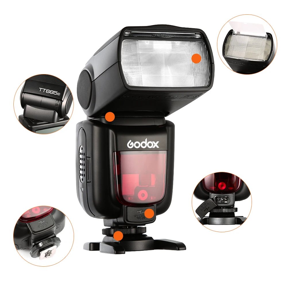 Godox 2 4g Tt685c Tt685 C Hss Ttl Gn60 1 8000 Camera Flash Speedlite For Canon Eos 5d 6d 7d 70d 700d 80d 800d 60d 600d Camera Buy Camera Flash For Dslr Camera Product