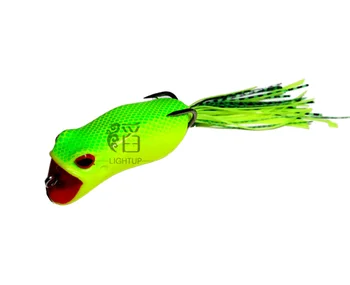 High Quality Bass Snakehead Frog Fishing Lure Artificial Soft Bait Hollow Body River & Lake with Double Hook – Soft Lure – view 2