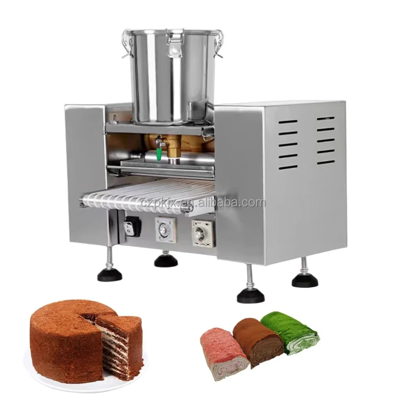 Automatic Thousand Layer Cake Maker Machine Spring Roll Wrapper Crepe Cake Making Machine