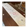 Theme Embroidered Linen Table Runner