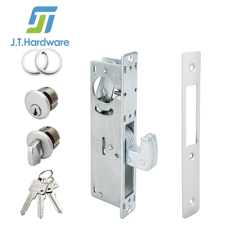 Storefront Door Mortise Commercial Lock Cylinder Combo Hook Lock Body