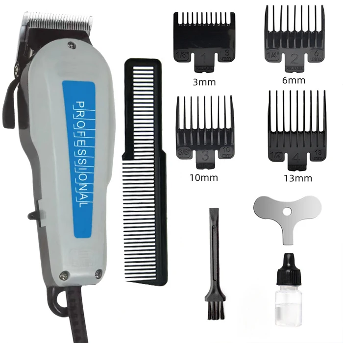 New Popular Model Strong Powerful Men Hair Cutting Barber Hair Styling Tool Cheap Price Hair Clippers with Cord