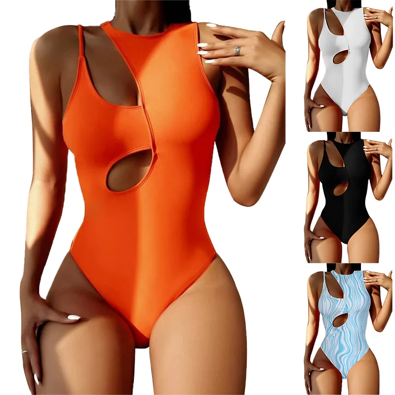 Hot Selling Swim Suit Sexy Bodysuit Plus Size Swimwear Beachwear Bathing Suit Women One Piece 0966