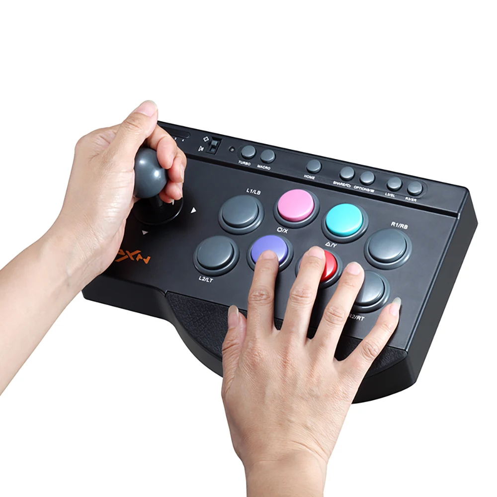 Ergonomic PXN 0082 USB Arcade Gaming Controller for PC & Android