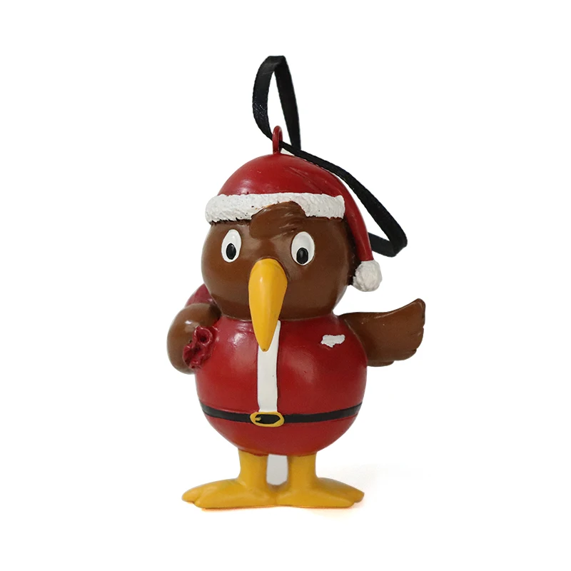 زينة بوتيك شجرة عيد الميلاد بالجملة، عناصر تعليق على شكل حيوانات، هدية للأطفال، تماثيل حيوانات