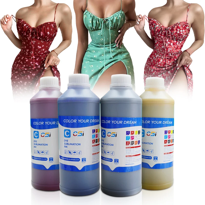 CSI Sublimation Ink for Epson Digital Printing 1L Per Bottle Dye Sublimation Ink