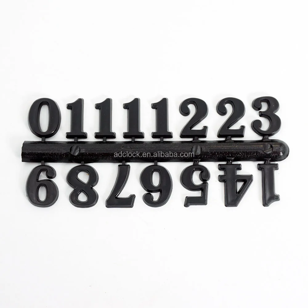 15 mm Clock Numerals Kit Arabic Roman Number Digital Clock Numbers DIY ...