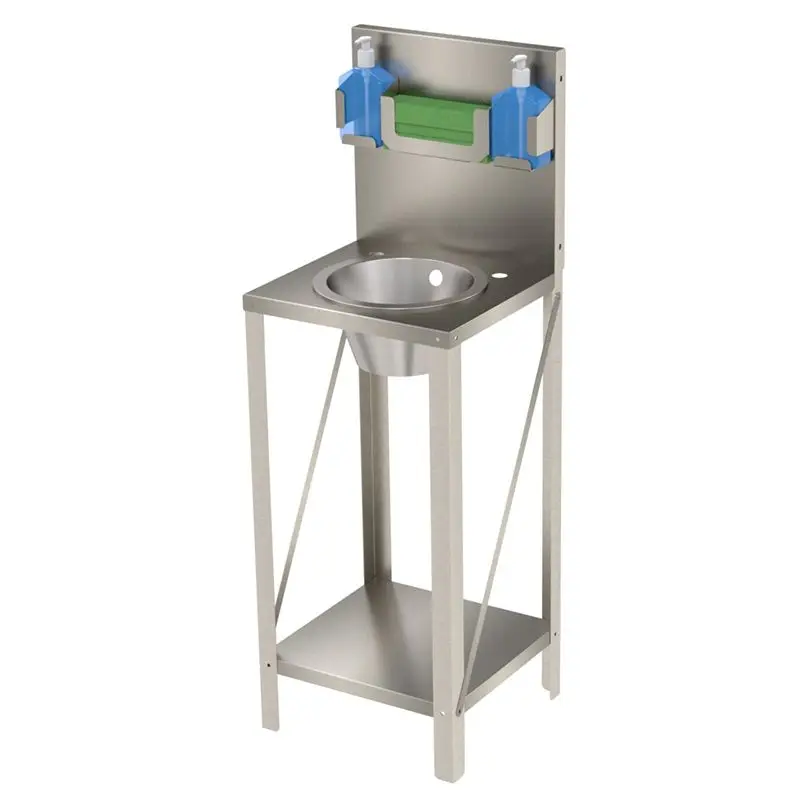Portable Compact Medical Sink Unit 304/316 Stainless Steel Freestanding Hand Wash Basin for Field Hospitals