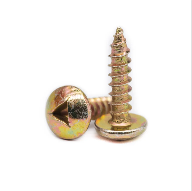 M5x25 Triangle Slot Truss Head Tapping Screw Black Coating Triangle ...