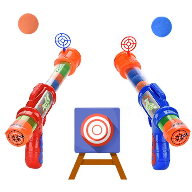 Outdoor Air Pressure Pump Action Air Powered Eva Soft Foam Ball Bullet Blaster Gun Set Shooting