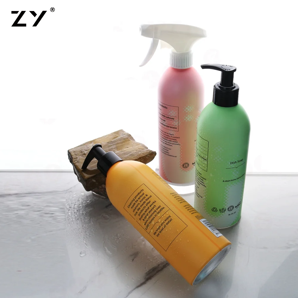 Custom Shampoo Soap Aluminum Pump Spray Bottle 30ml 100ml 250ml 500ml Fine Mist Pink Colored Recycled Metal Cosmetics Liquids