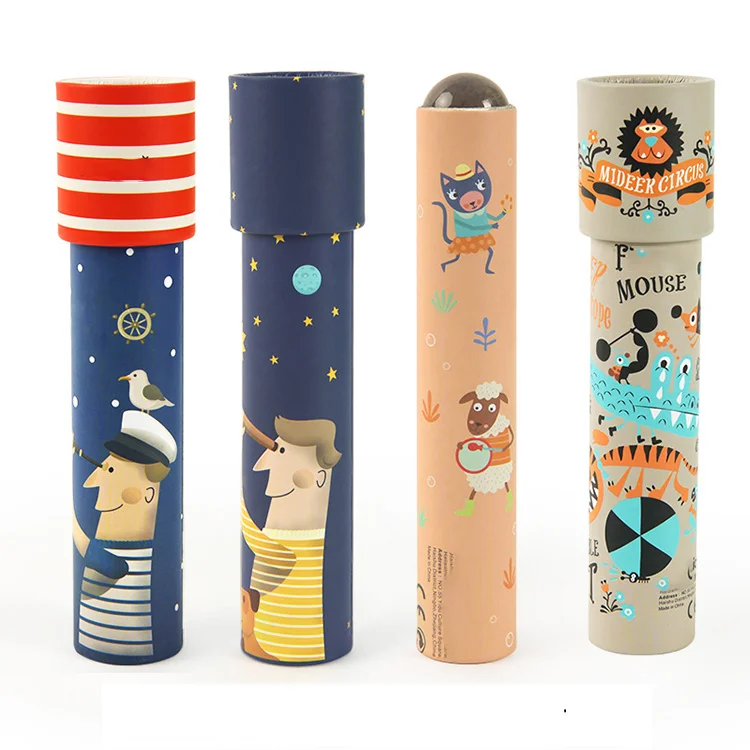 2021 Yohi высокое качество разнообразие Интерьера Регулируемые образовательные игрушки Changeful Prism Деревянный калейдоскоп