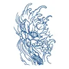 GZ-123  Floral Wave Pattern