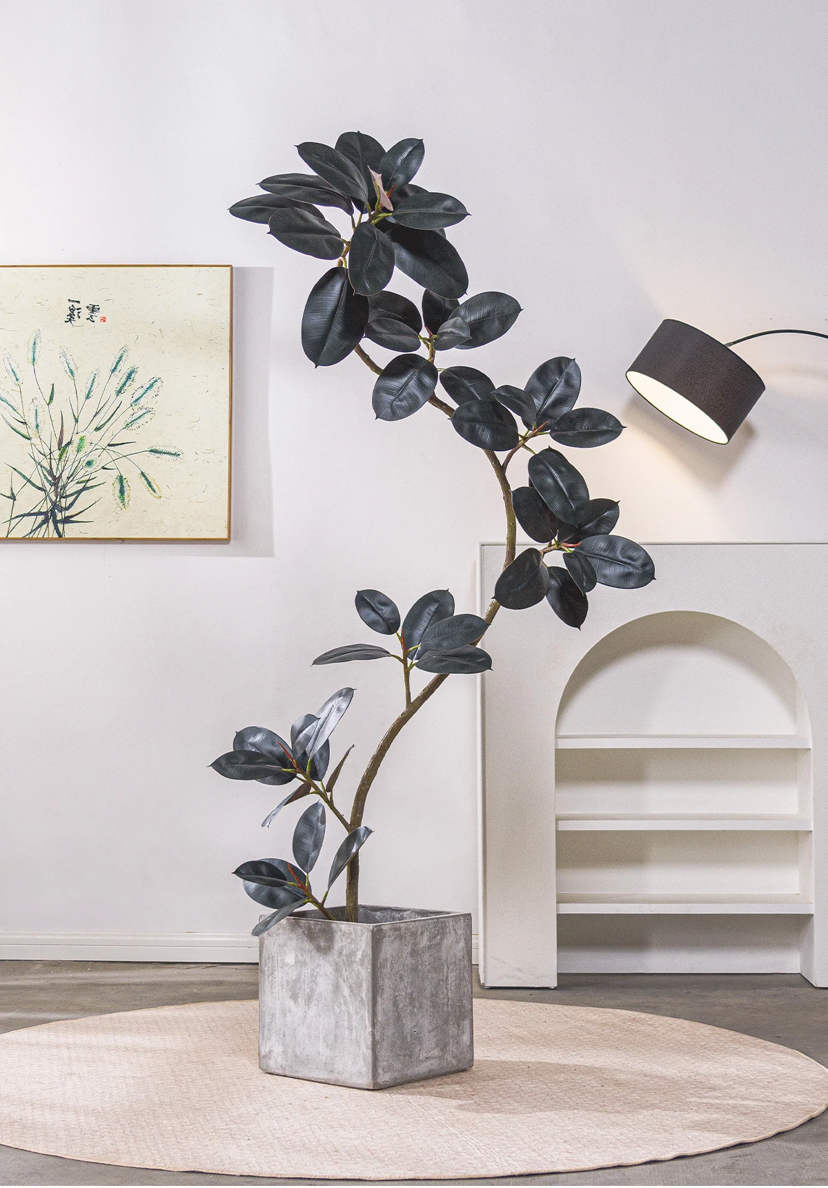 Artificial Plants Greenery Faux Plant Tree Large Artificial Banyan Tree Plant Artificial Tree Indoor Outdoor Decoration with Pot manufacture