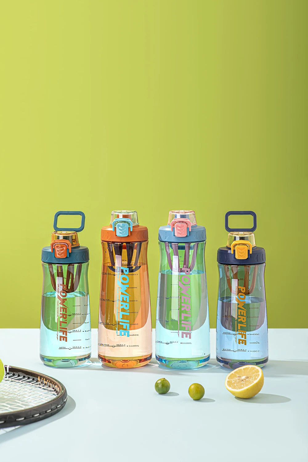 Large Capacity BPA-Free Gym Water Bottles for Workouts and On-the-Go Hydration 1250ml/1950ml