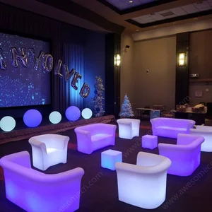 Indoor Sofa Chair Luxury Living Room Light-up Couch for Small Space Cabin Gaming Sofa Chair