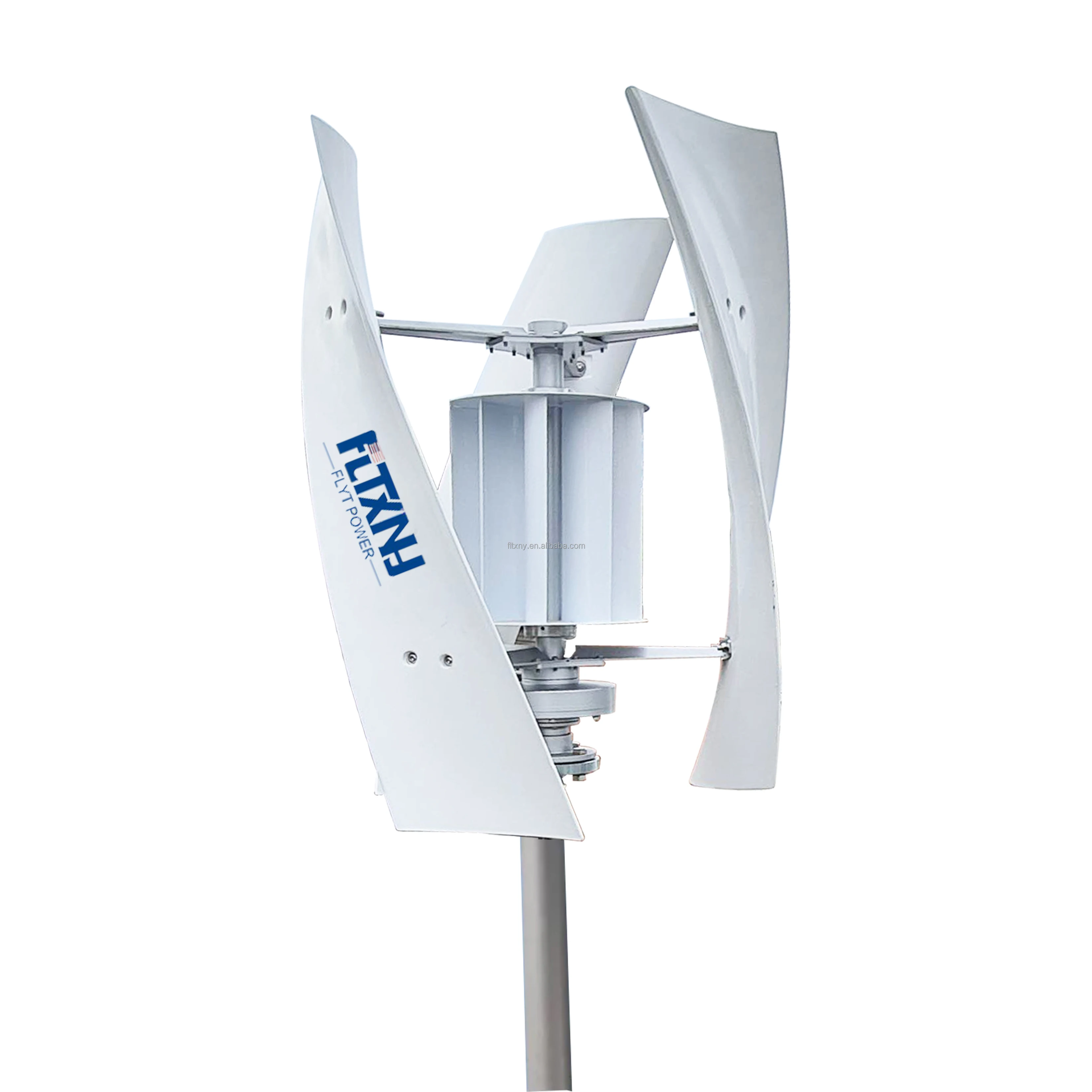 24V 20Kw風力発電機｜縦型家庭用風車｜強化ガラスブレード