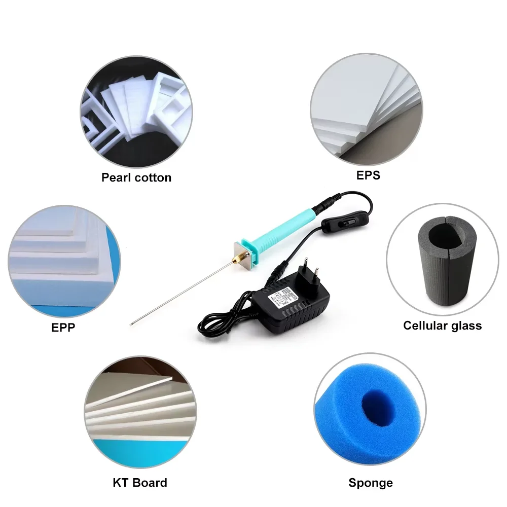 Foam Cutter 15W 10CM Electric Foam Polystyrene Cutting Machine Pen Portable Styrofoam Cutting Tools Die-Cut Machines - 15
