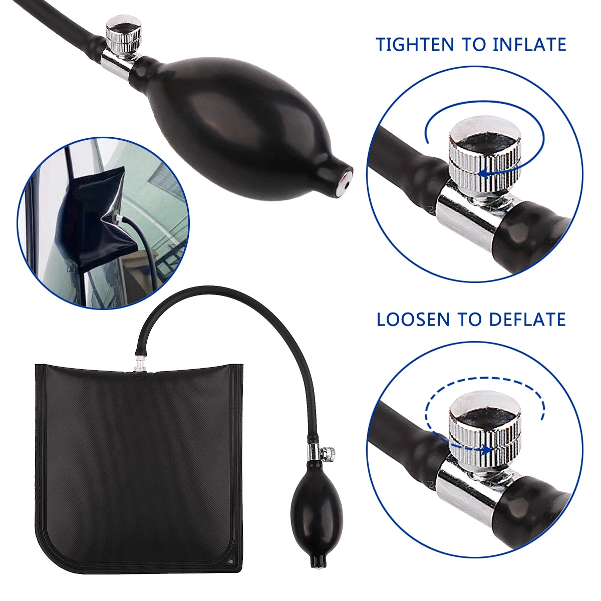 Long Reach Grabber Stainless Steel 24pcs Car Door Lockout Kit Auto Emergency Vehicle Tool With