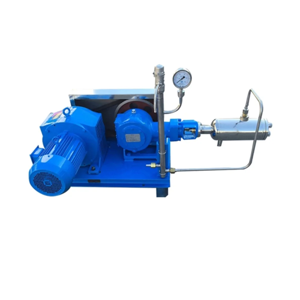 Leading in Sales Pump Cryogenic 2.5Mpa SUS304 LNG LHe L-CNG Cryogenic Booster Pump for Peak Load Reserve Station