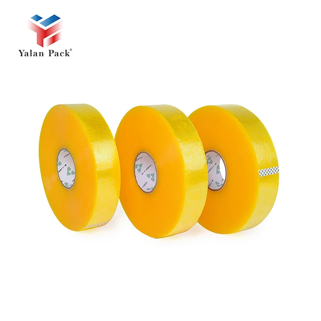 customize bopp adhesive sealing tape clear waterproof jumbo roll packaging tape manufacture