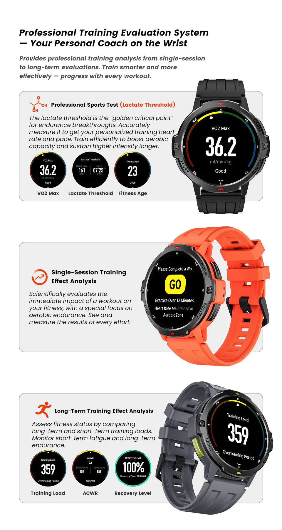 C31  Outdoor Smart Watch 2026 GPS Sports Tracking Driven by Intelligent Algorithms Dynamic Heart Rate Smart Watch for Men