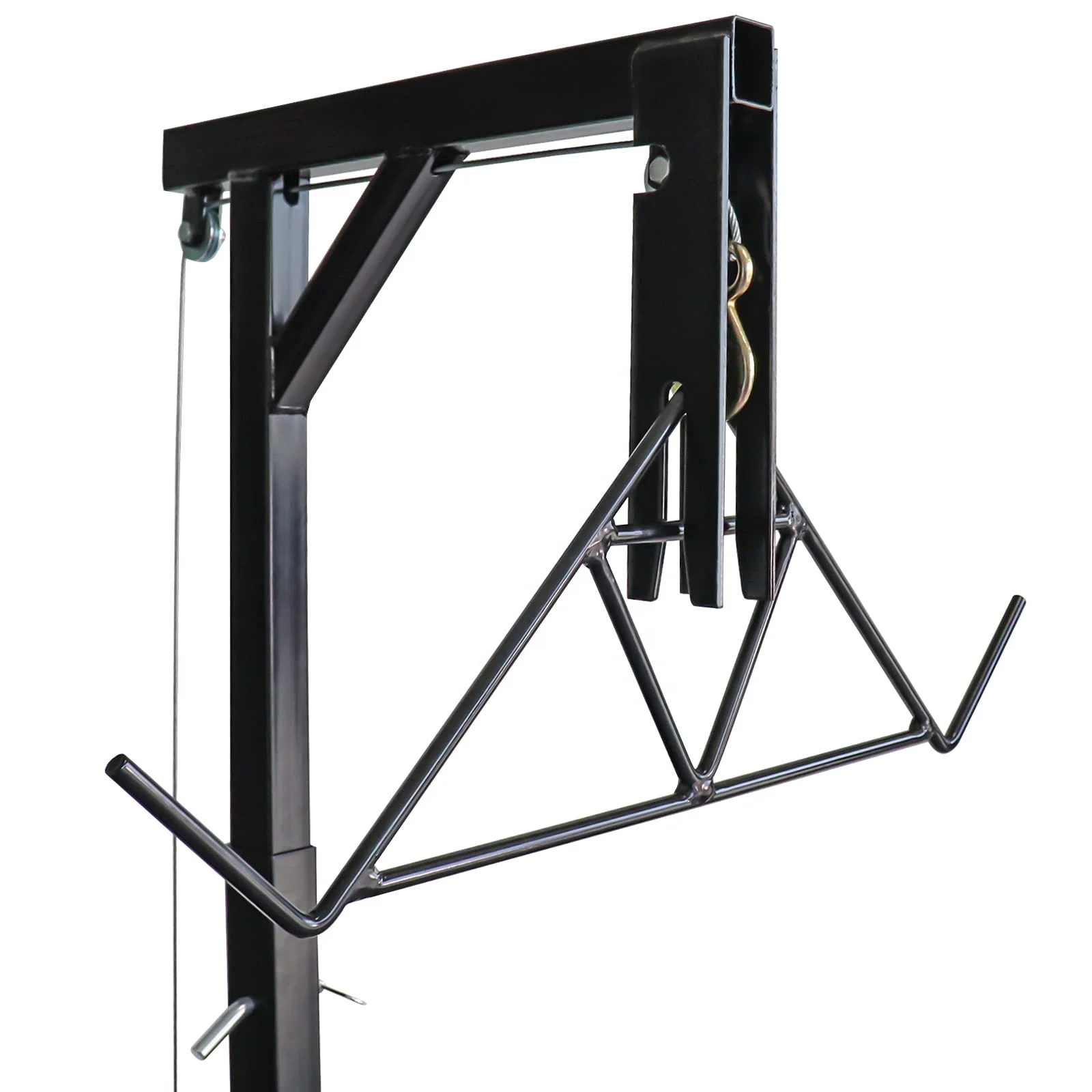 Truck Hitch Mounted Deer Game Hunting Hoist Winch Lift with Complete Kit