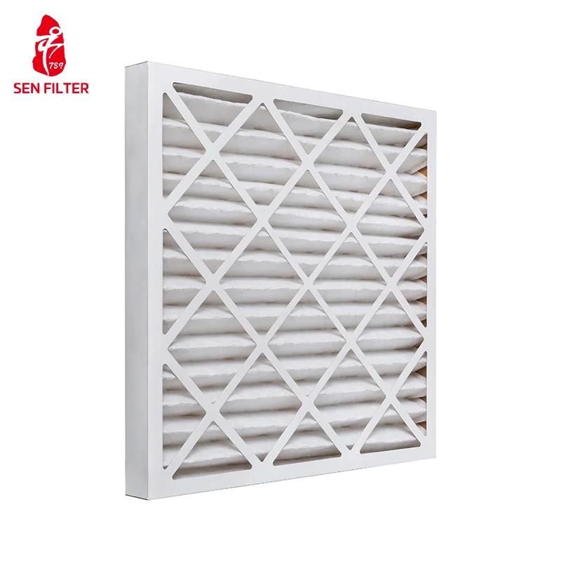 Customized Merv 6 8 11 13 14 15 Electrostatic Pleated Air Conditioner HVAC AC Furnace Air Filter Collapsible