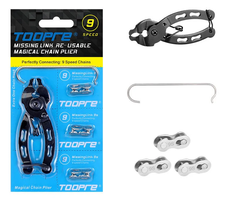 TOOPREバイクチェーンミッシングリンク6/7/8/9/10/11/12スピード自転車