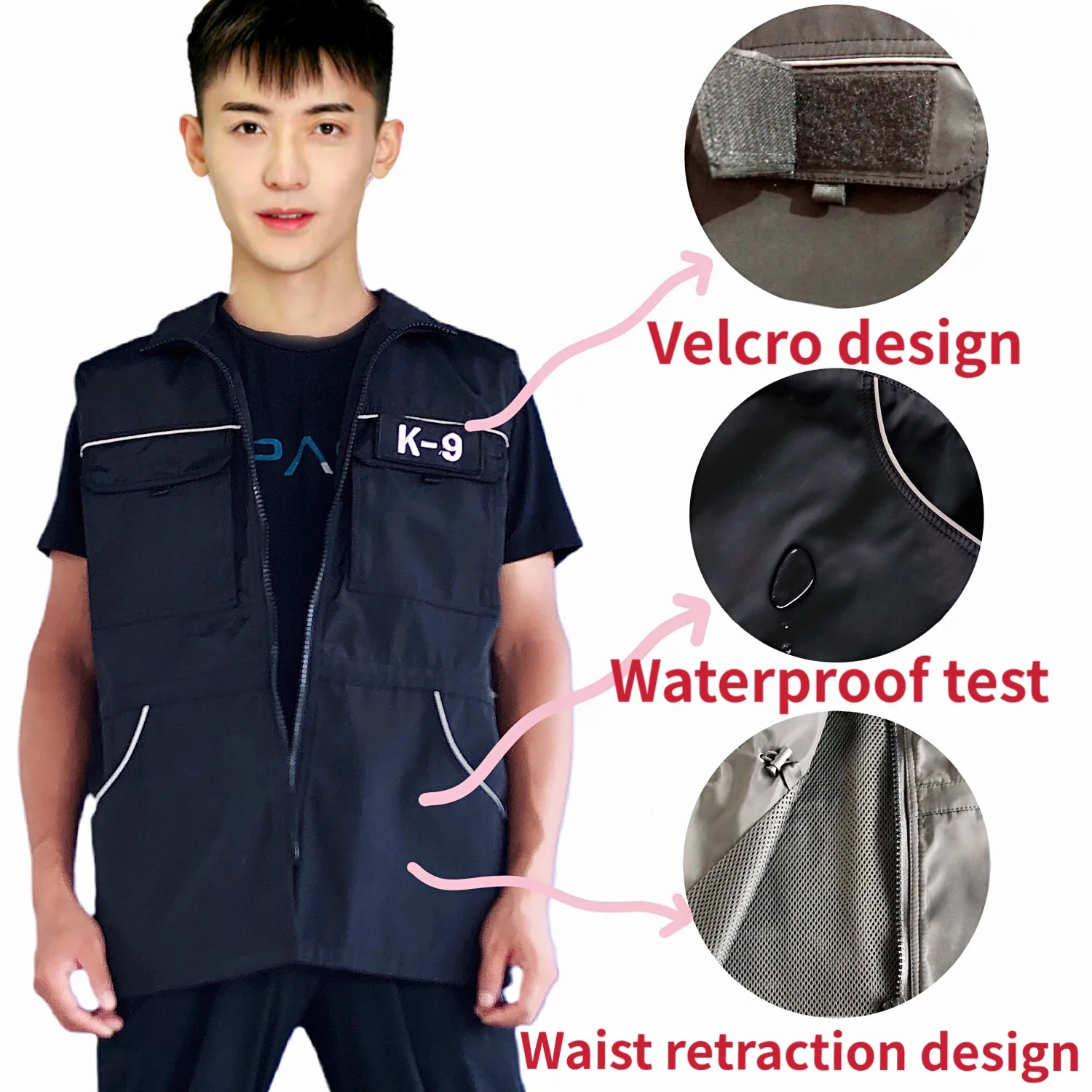 Dog Agility Training Multi Pockets Scratch Proof Dog Training Vest