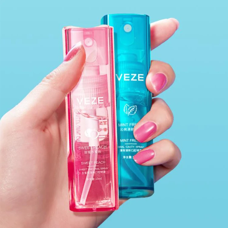 VEZE cool Oral cleaning care freshener mouth wash spray fresh breath oral refreshing spray mouth spray